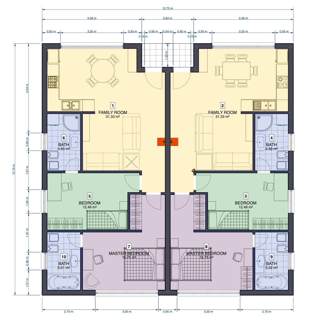 Zones in a floorplan